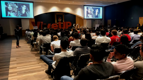El auditorio del campus CDMX lució un lleno total