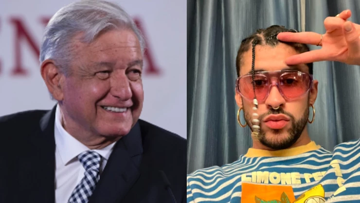 AMLO piden a Bad Bunny dar concierto gratis en el Zócalo