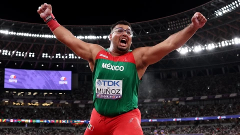 Uziel Muñoz lanzamiento de bala