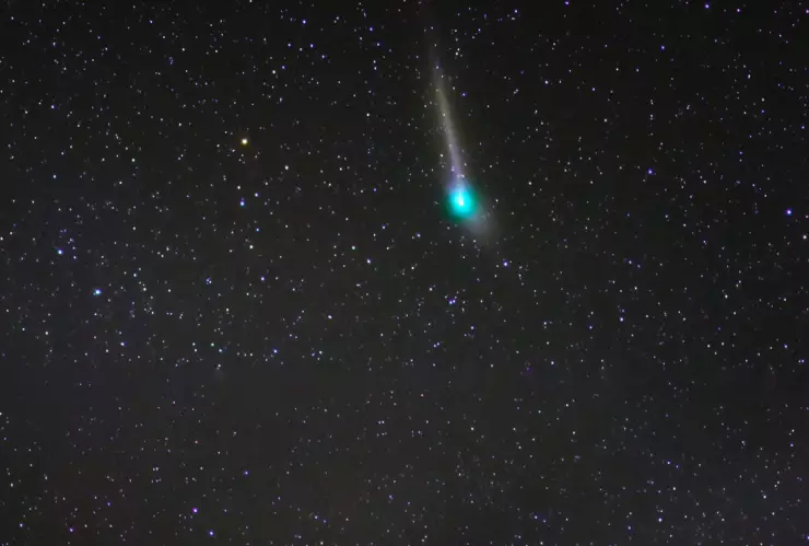 Fotos: Así se vio el cometa verde en el cielo de México