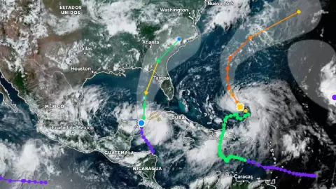 Tormenta tropical Idalia en Cancún_ trayectoria EN VIVO