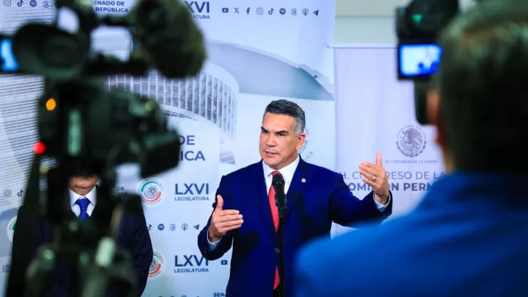 Alito Moreno en conferencia de prensa