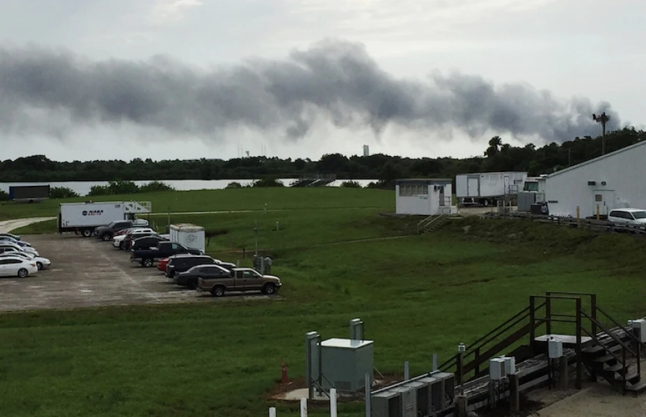 Explosión cohete en Florida