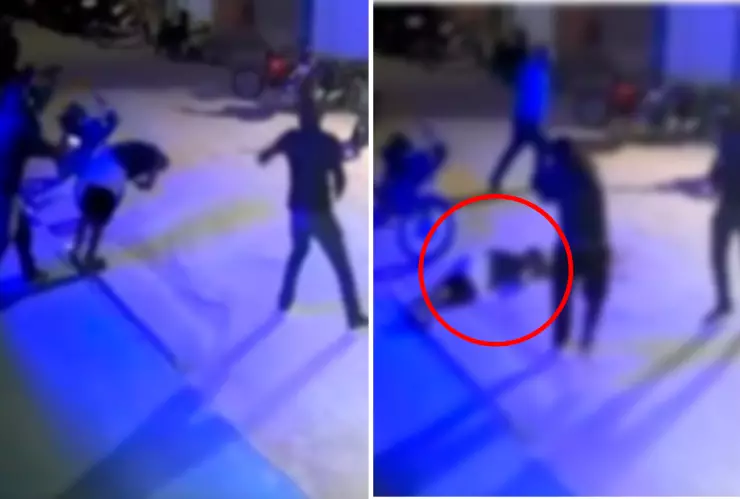 VIDEO | Hombre es acribillado afuera de un bar entre 4 sujetos armados; abandonaron su cuerpo en el lugar