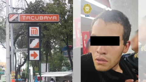Metro CDMX: Hombre apuñala a tres personas en Tacubaya y se lanza a las vías del tren