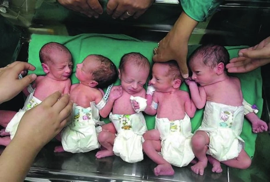 Guillermina García dio a luz a quintillizos, 3 mujeres y 2 hombres