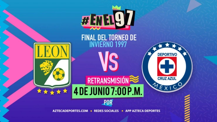 #EnEl97 | León vs Cruz Azul Final Invierno 97' EN VIVO