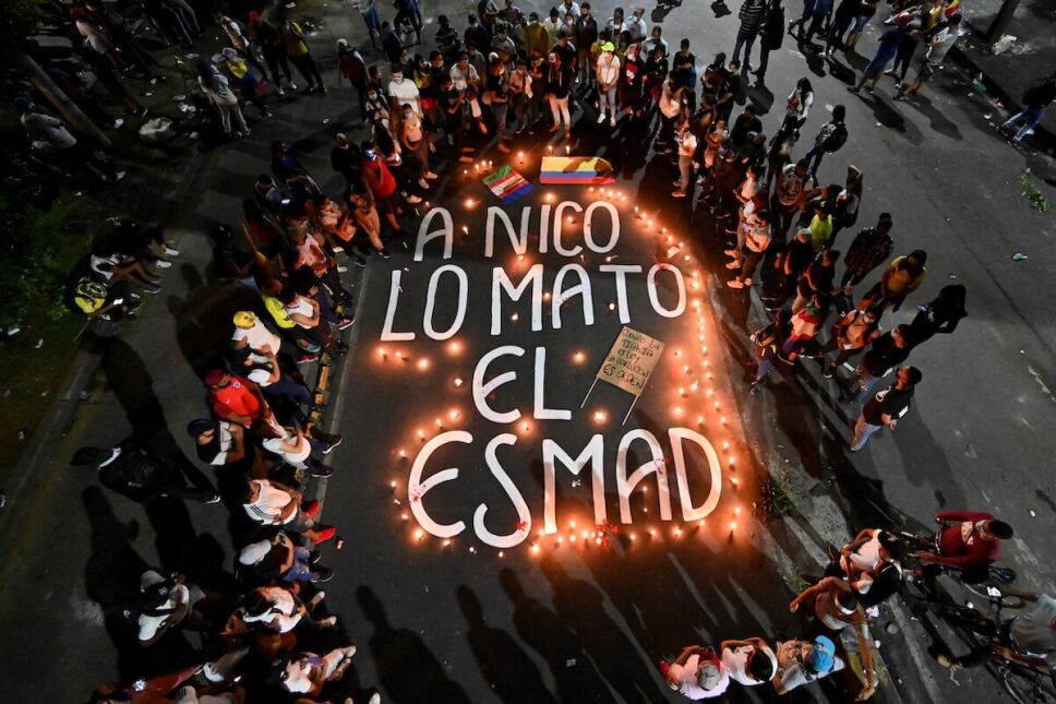 homenaje nicolas guerrero protestas colombia