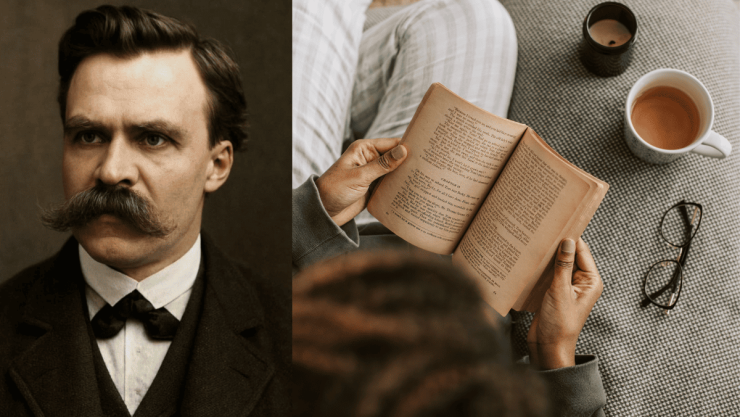 Friedrich Nietzsche, filósofo y poeta alemán ¡Ya es bastante difícil recordar mis opiniones, sin tener que recordar también las razones que las justifican!.png