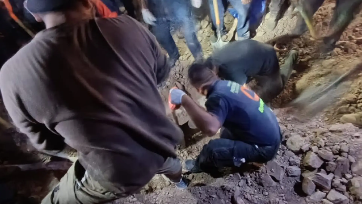 Derrumbe en Tlapa de Comonfort Guerrero