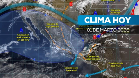 Onda de calor y lluvias afectarán el clima en varios estados de México hoy 1 de marzo 2026