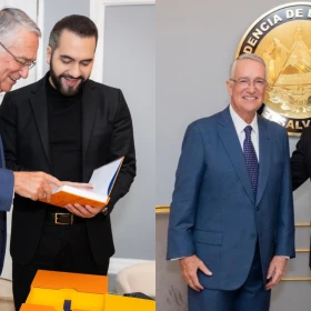 Ricardo B Salinas Pliego presidente Grupo Salinas Nayib Bukele El Salvador seguridad