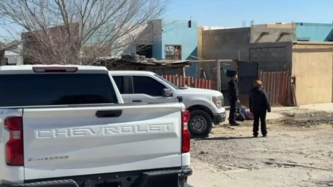 restos humanos en patio