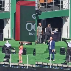 La monja de la feria pone en ambiente en la Fórmula 1