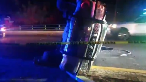 Accidente carro Chiapa de Corzo