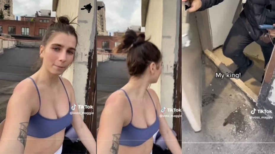 Mujer queda atrapada en edificio y pide comida a domicilio para ser rescatada