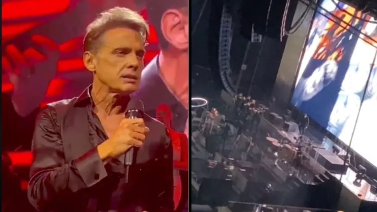 Luis Miguel se enoja y hace berrinche en pleno concierto