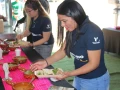 Ricos y deliciosos platillos tuvimos en el centro de acopio