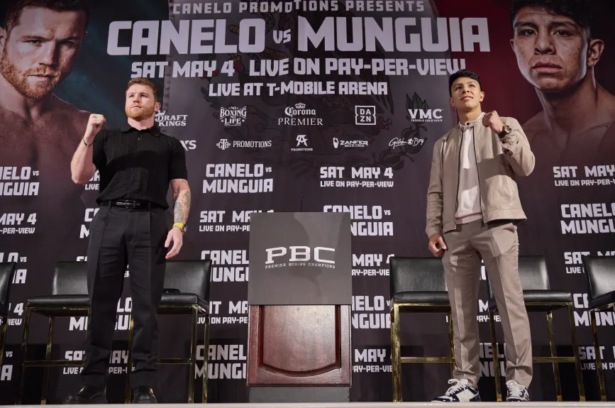 Conferencia de prensa oficial Canelo Álvarez vs Jaime Munguía