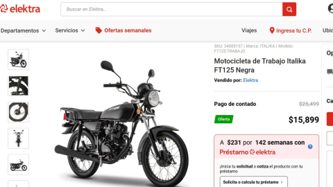 moto precio elektra oferta