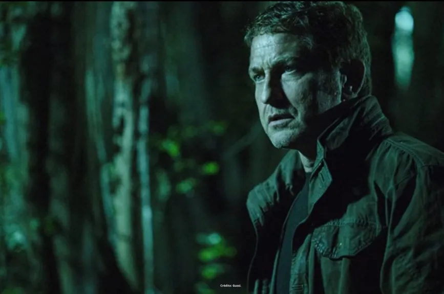 Escenas de la película Agente Bajo Fuego con el actor Gerard Butler con el personaje de Mike Banning. | Estreno Platinum por Azteca 7.