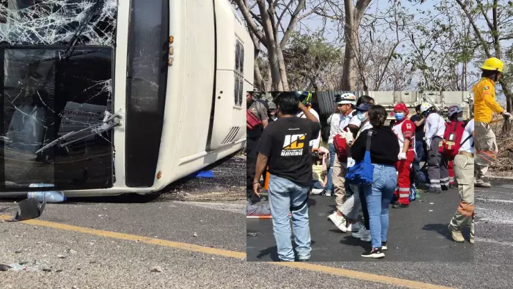 Fuerte accidente en el Libramiento Norte de Tuxtla Gutiérrez deja 27 heridos, incluyendo estudiantes de preparatoria. Autoridades revelan lista de lesionados y detalles del percance.