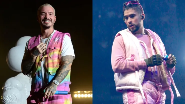 J Balvin y Bad Bunny
