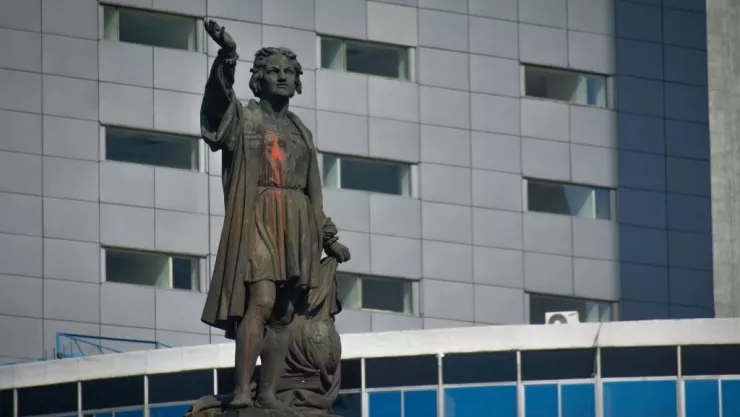 Estatua de Cristóbal Colón irá de Reforma al Parque América de Polanco
