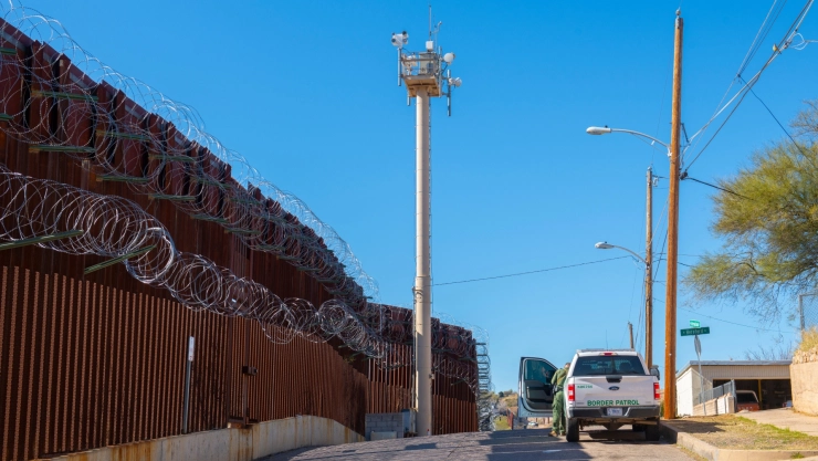 Muro fronterizo entre México y Estados Unidos.