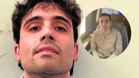 FOTO: Ovidio Guzmán llega a Estados Unidos esposado y en avión privado