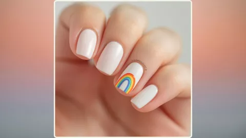 Arcoíris minimalista