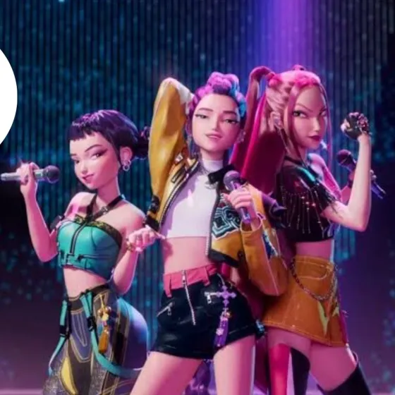 Cartas de la película de KPop Demon Hunters