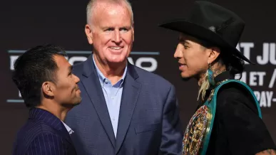  Face-off entre Mario Barrios y Manny Pacquiao 2025 