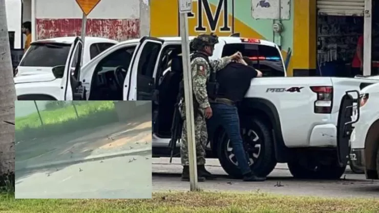 Persecución contra ponchallantas deja un detenido