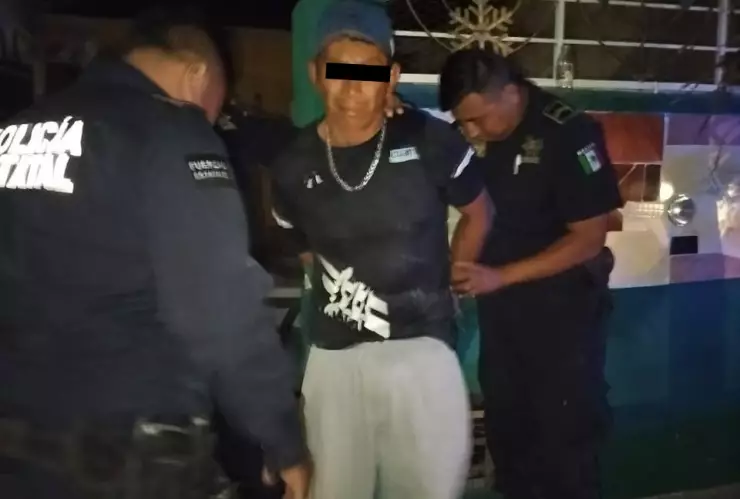 Presunto robo con machete durante la madrugada al sur de Mérida deja un detenido