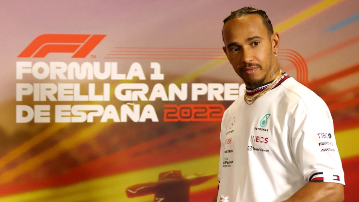 Lewis Hamilton previo al Gran Premio de España de Fórmula Uno