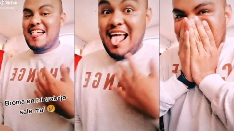 VIDEO: Renuncia por el Día de los Inocentes y lo despiden de verdad