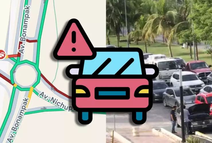 ¡ÚLTIMA HORA! Se registra tráfico PESADO en Av. Nichupté en Cancún HOY, 27 de noviembre de 2025: ¿Qué está pasando?