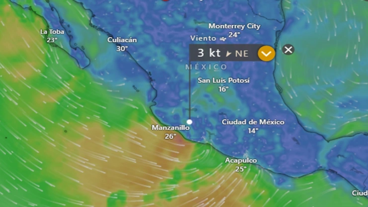 Trayecto de la tormenta tropical John hoy 27 de septiembre de 2024 y estados afectados