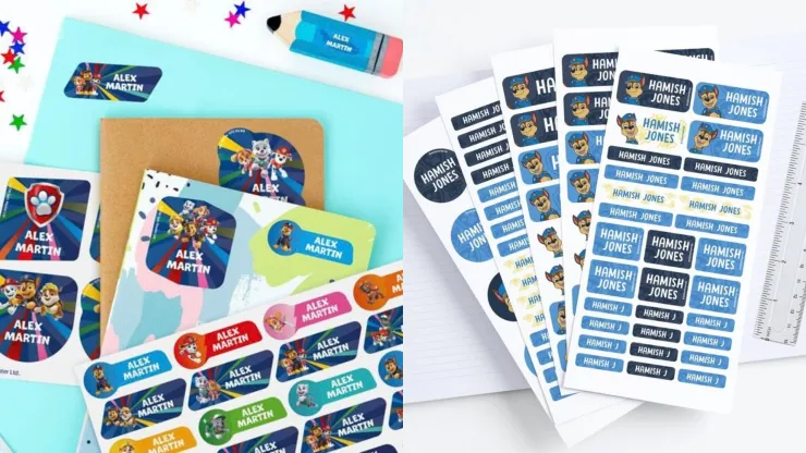 Stickers paw patrol nombre