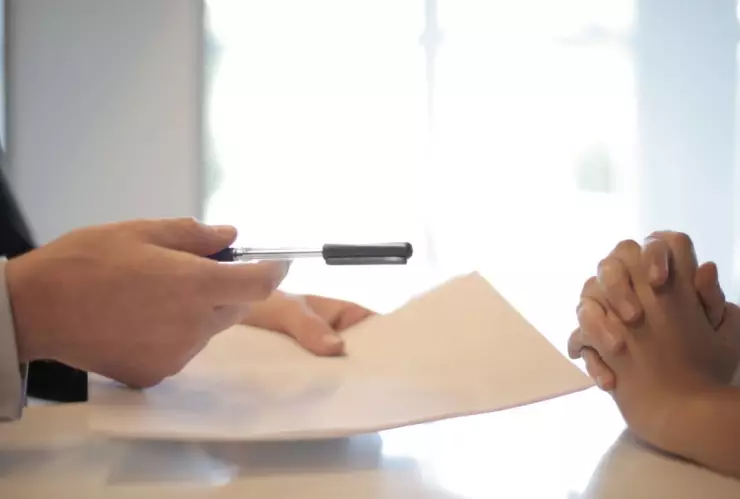 Entrevista de trabajo.