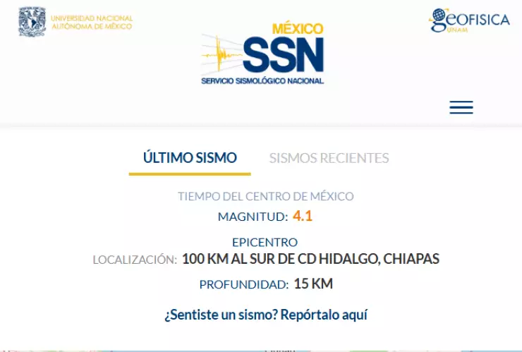 Sismo Ciudad Hidalgo