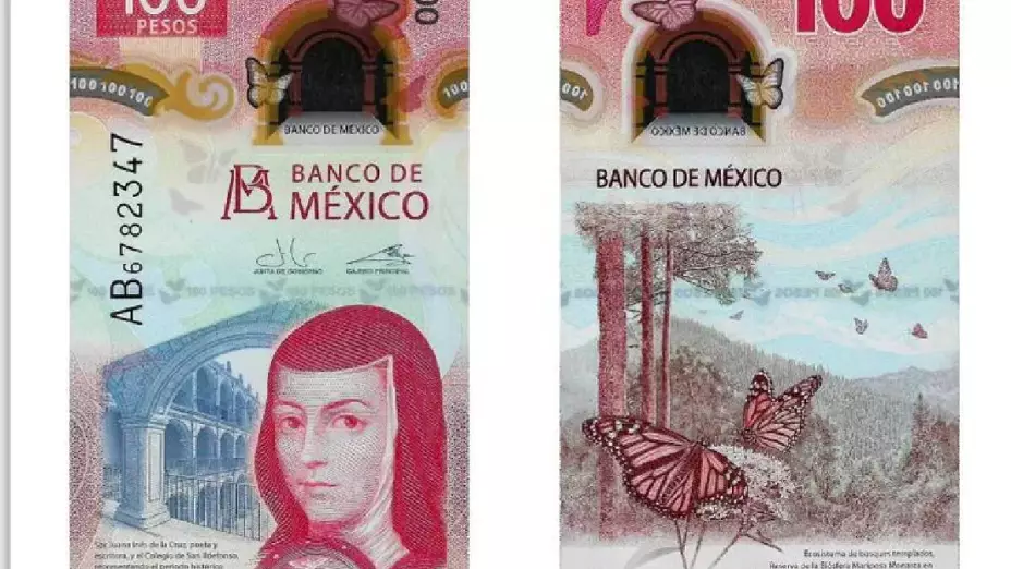 Piden 48 mil pesos por este billete de 100 pesos con estas letras