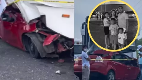 Familia muertos en accidente Alvarado