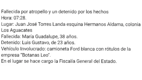 Muere mujer atropellada en blvd Torres Landa, en León