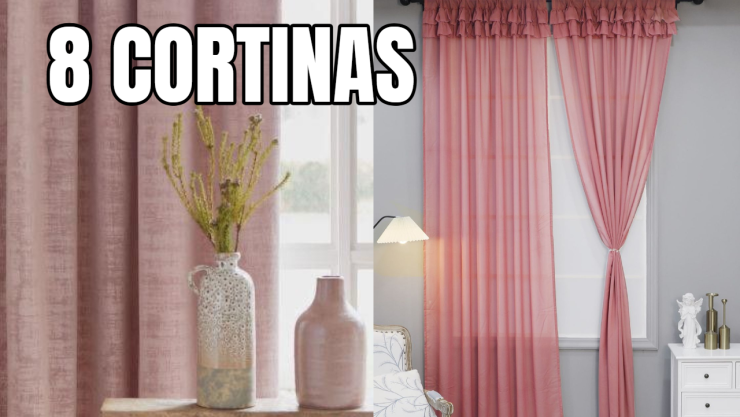 8 diseños de cortinas rosas para tu habitación: con estos colores combinan perfecto