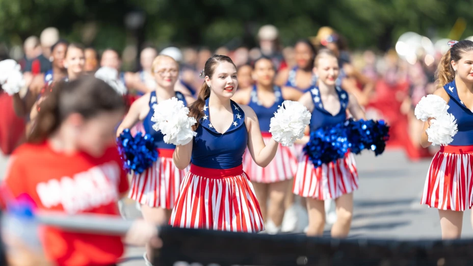 Un grupo de animadoras en Dallas.