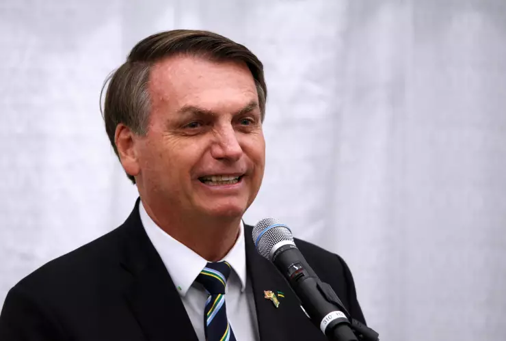 Foto de archivo del presidente de Brasil, Jair Bolsonaro, durante un evento en Miami