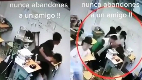 Joven salva a compañero de sismo