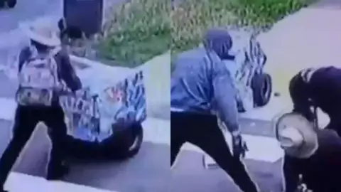 Asaltan a vendedor de helados